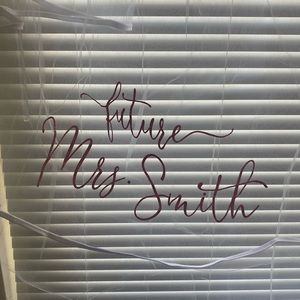 Future Mrs. Smith veil and sash, only wore once in great condition. Super Cute